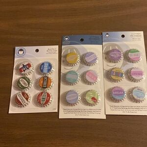 Months, Valentine, Holidays, and Seasonal Decorative Bottle Caps